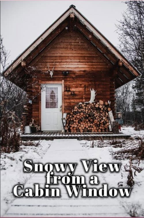 Poster for Snowy View from a Cabin Window