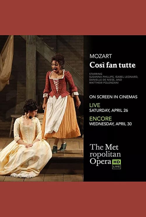 Постер до фільму «The Metropolitan Opera: Così Fan Tutte»