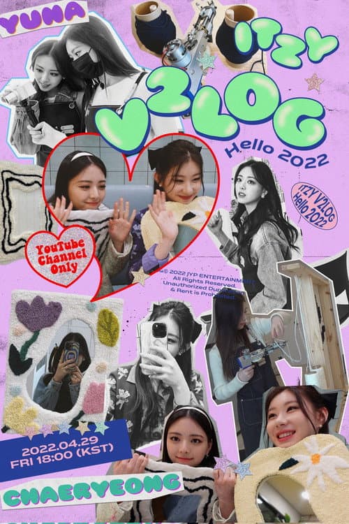 Poster for ITZY V2LOG: Hello 2022