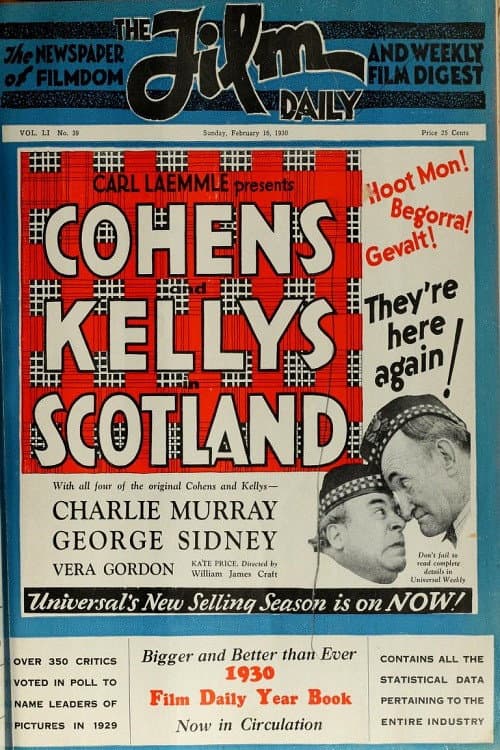 Poster for The Cohens and the Kellys in Scotland