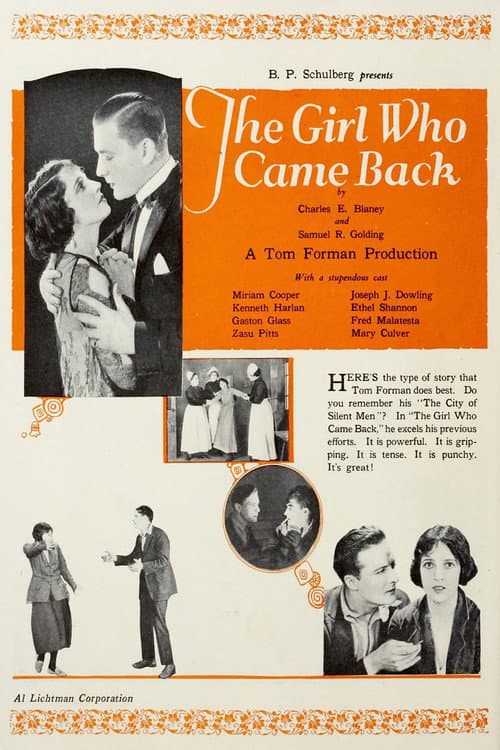 Poster for The Girl Who Came Back
