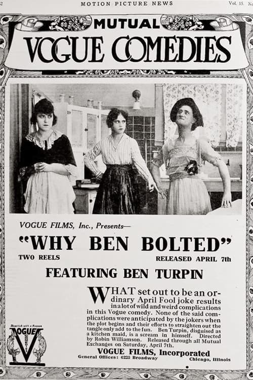 Poster for When Ben Bolted