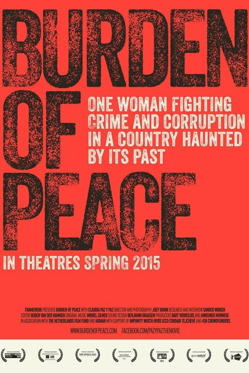 Poster for Burden of Peace