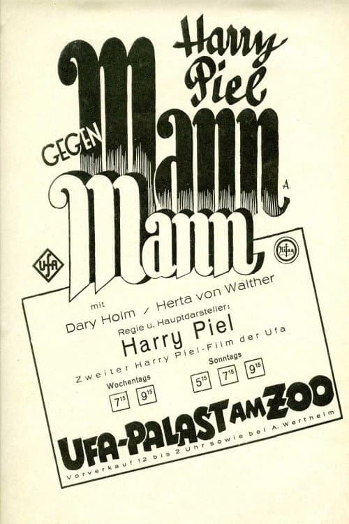Poster for Man Against Man