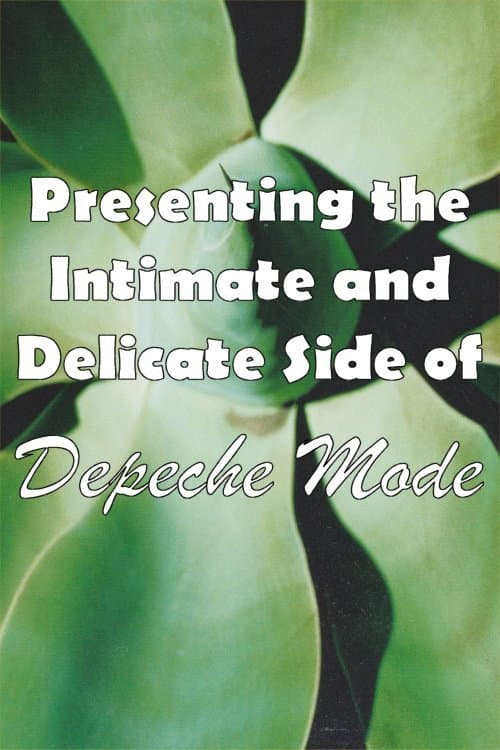 Poster for Depeche Mode: 1999–2002 “Presenting the Intimate and Delicate Side of Depeche Mode”