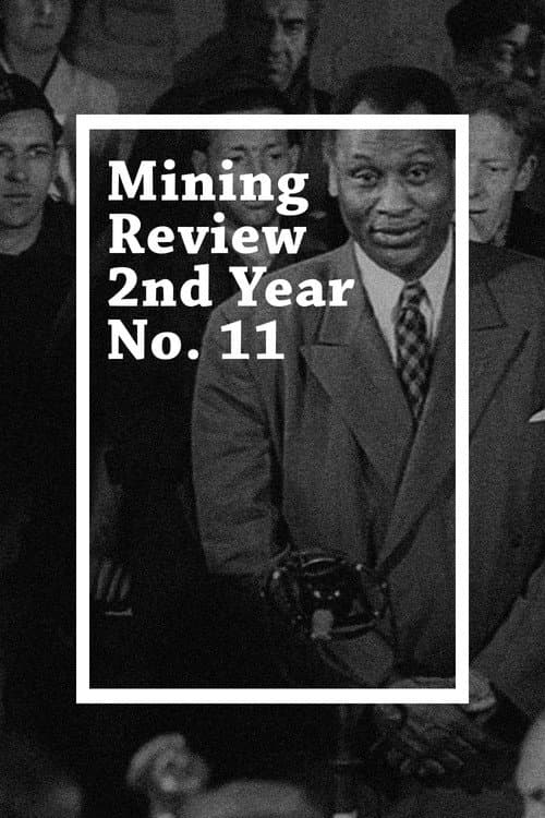 Poster for Mining Review 2nd Year No. 11