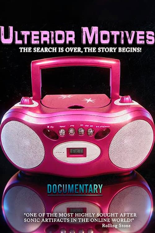 Poster for Ulterior Motives, The Search is Over, The Story Begins.