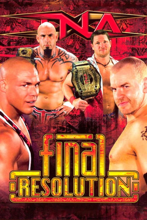 Poster for TNA Final Resolution January 2008