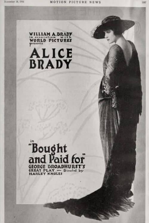 Poster for Bought and Paid For
