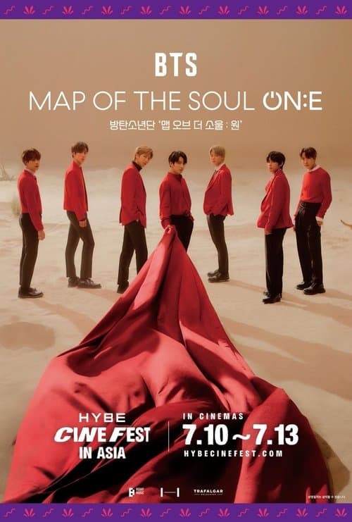 Poster for BTS MAP OF THE SOUL ON:E