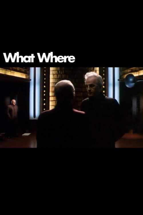 Poster for What Where