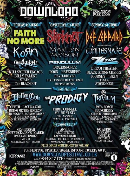 Poster for Slipknot: Live At Download 2009