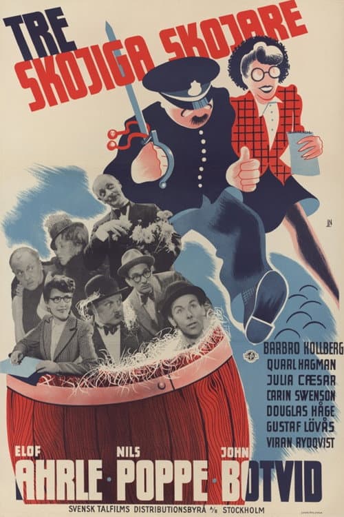 Poster for Tre skojiga skojare