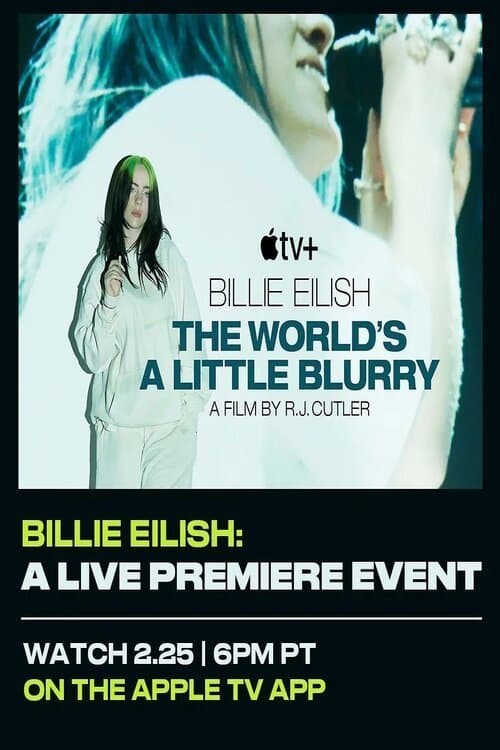 Poster for Billie Eilish: The World’s A Little Blurry Live Premiere Event
