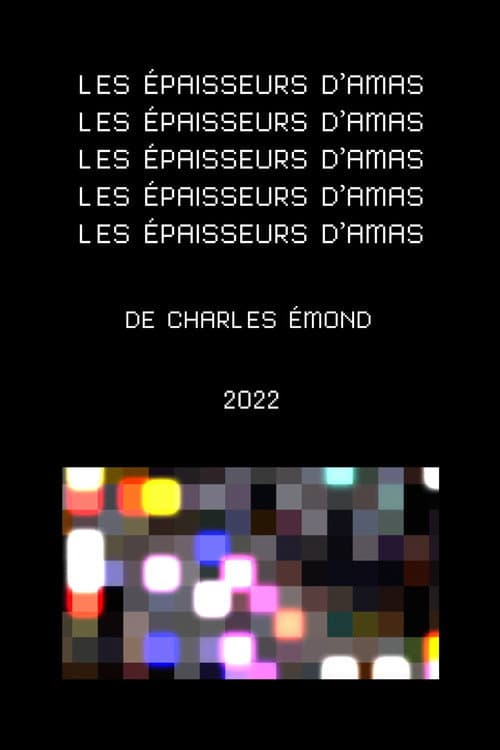 Poster for The Thicknesses of Clusters (Three Times)