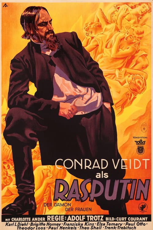 Poster for Rasputin, Demon of the Women