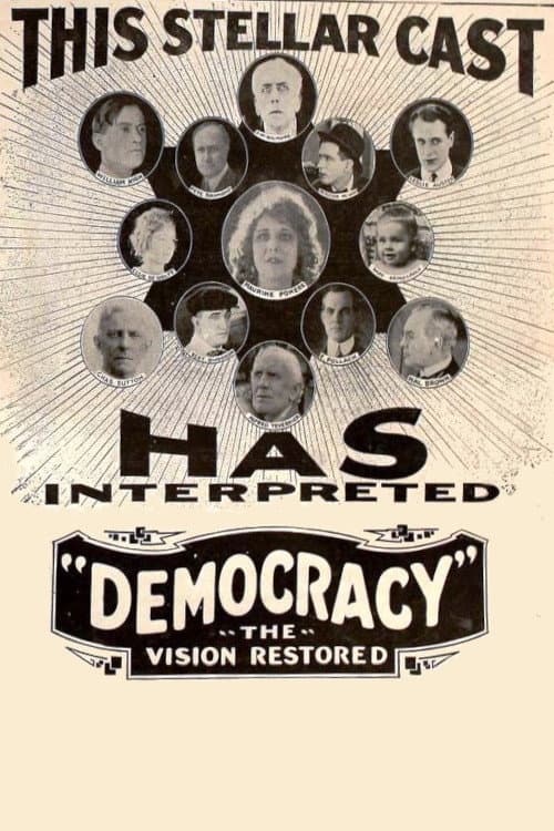 Poster for Democracy: The Vision Restored