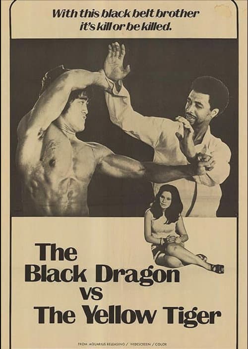 Poster for The Black Dragon vs. the Yellow Tiger