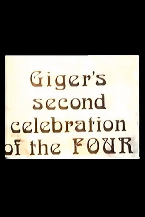Poster for Giger's Second Celebration of the Four