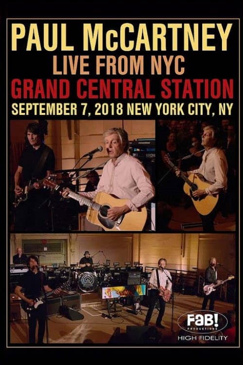 Poster for Paul McCartney: Live at Grand Central Station
