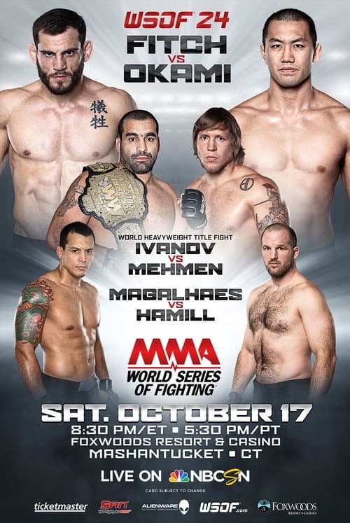 Poster for World Series of Fighting 24: Fitch vs. Okami