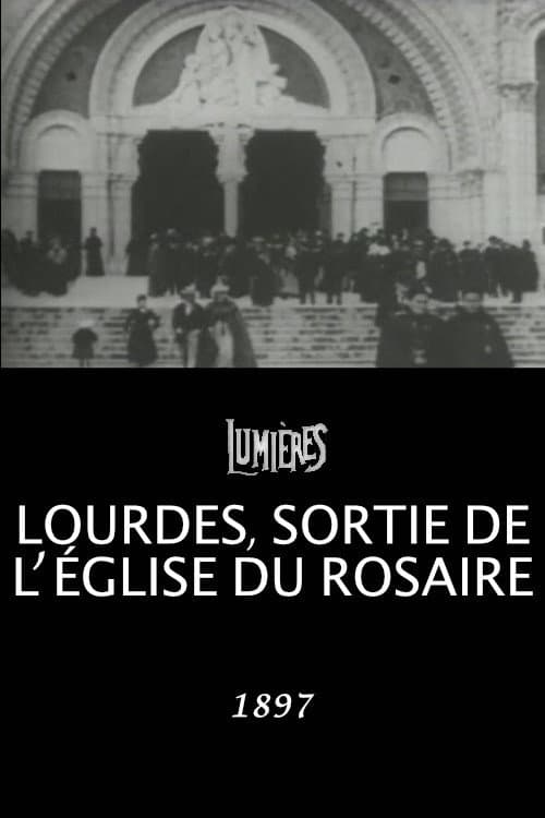 Poster for Lourdes, leaving the Church of the Rosary