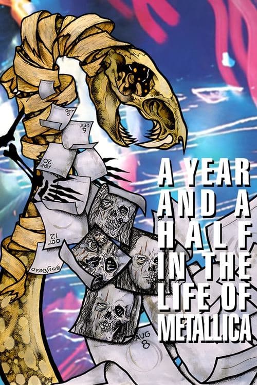 Poster for Metallica: A Year and a Half in the Life of Metallica