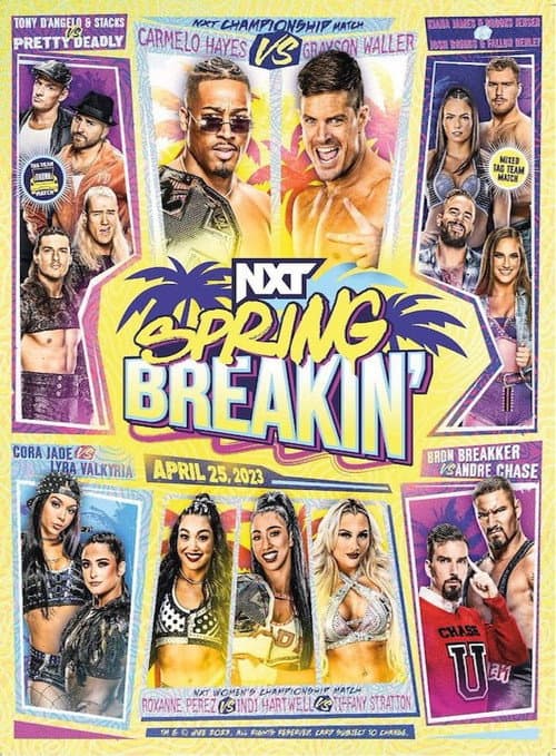 Poster for WWE NXT Spring Breakin' 2023