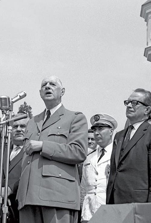 Poster for La visite du Général De Gaulle au Québec