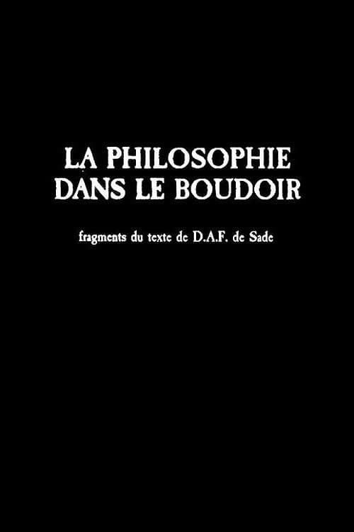 Poster for La philosophie dans le boudoir