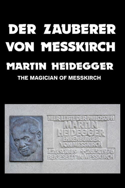 Poster for The Magician of Messkirch: Martin Heidegger