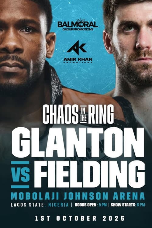 Poster for Brandon Glanton vs. Rocky Fielding
