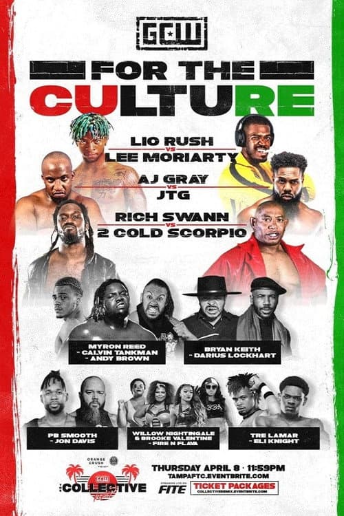 Poster for GCW For the Culture 2021