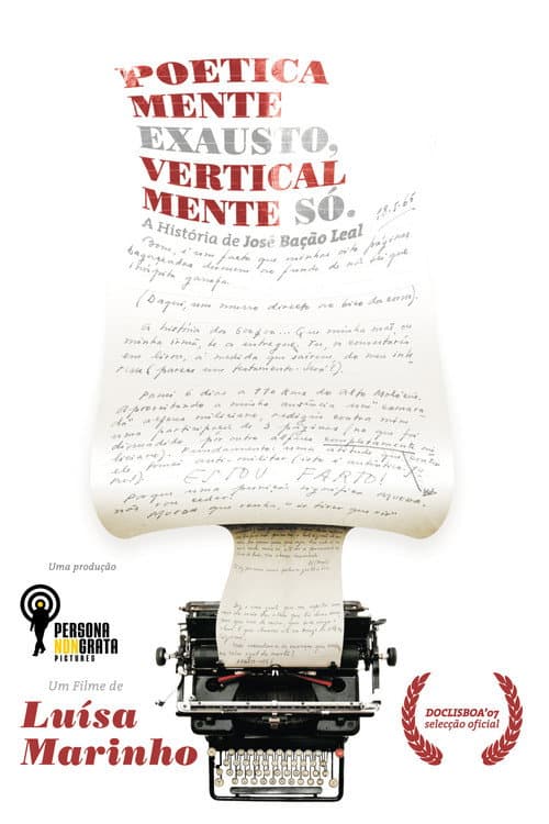 Poster for Poetically Exhausted, Vertically Alone