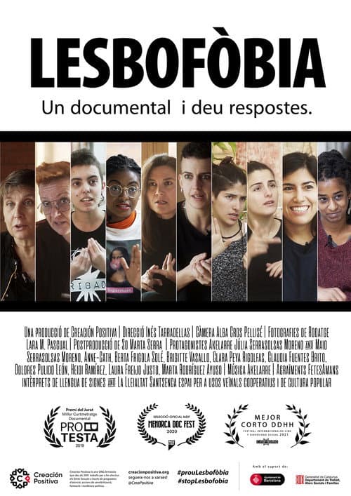 Poster for Lesbofòbia, un documental i deu respostes