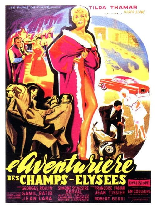 Poster for L’aventurière des Champs-Élysées