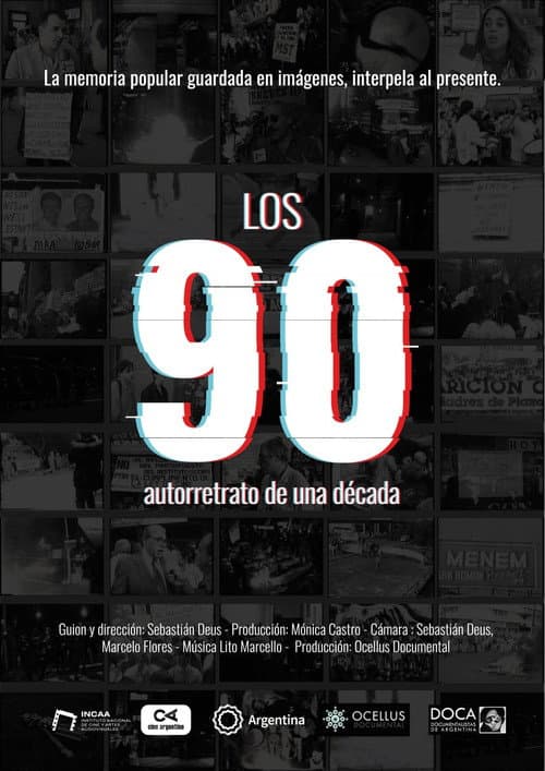 Poster for Los 90, autorretrato de una década