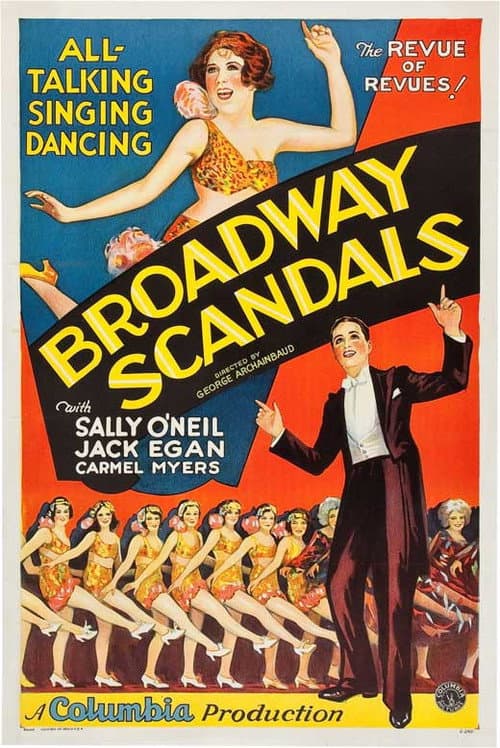 Poster for Broadway Scandals