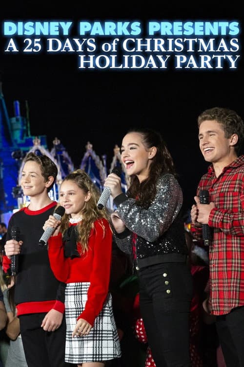 Poster for Disney Parks Presents 25 Days of Christmas Holiday Party
