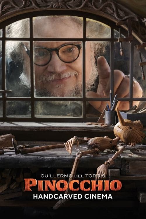 Poster for Guillermo del Toro's Pinocchio: Handcarved Cinema