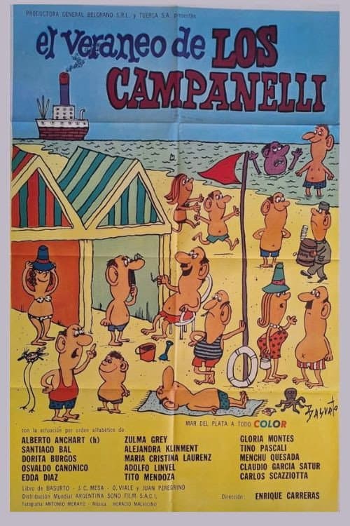 Poster for El veraneo de los Campanelli