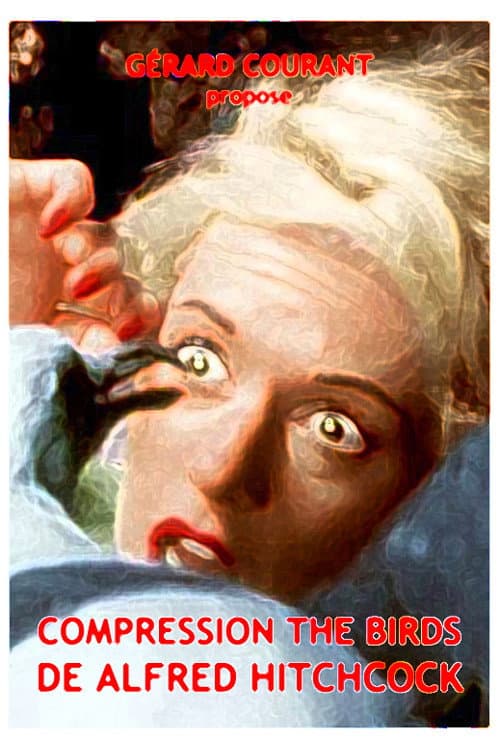 Poster for Compression The Birds de Alfred Hitchcock
