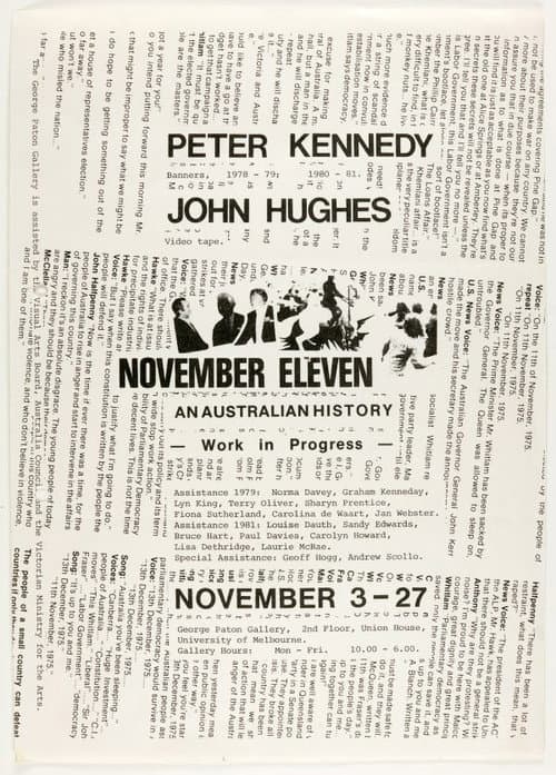 Poster for November Eleven