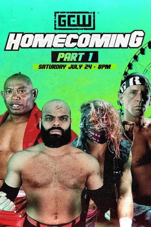 Poster for GCW Homecoming Weekend 2021 - Night 1