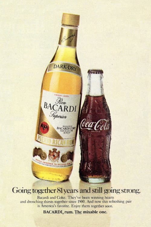 Poster for Bacardi and Coke Bonanza ‘81
