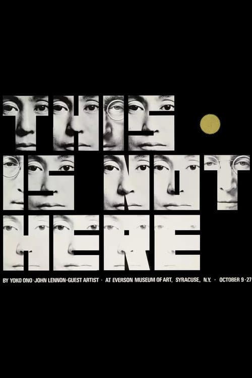 Poster for Yoko Ono: This Is Not Here