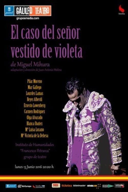 Постер до фільму «The Case of the Man Dressed in Violet»