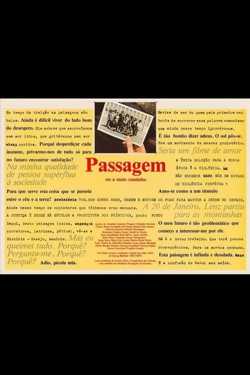 Poster for Passagem ou a Meio Caminho