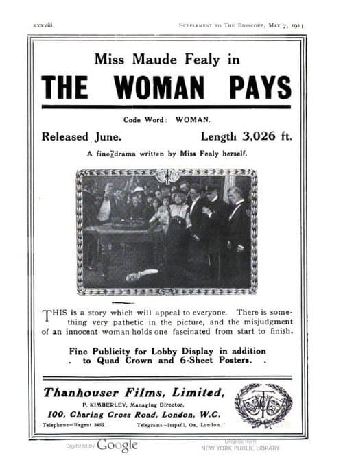 Poster for The Woman Pays