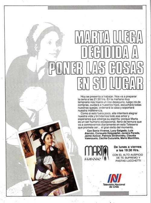 Poster for Marta a las ocho